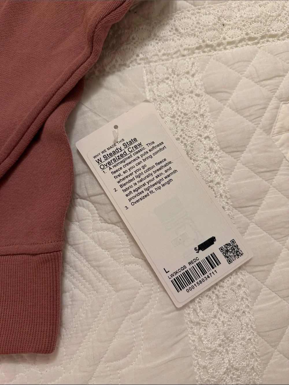 Lululemon Steady State Oversized Crew